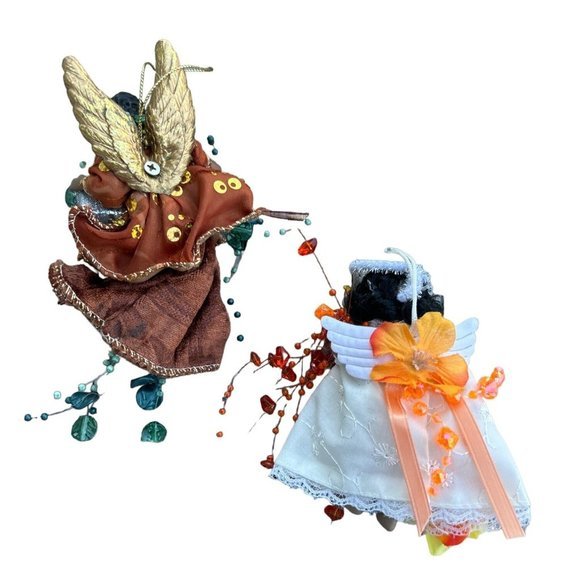 African American Angel Christmas Ornaments - NEW and Handcrafted - Picture 5 of 5